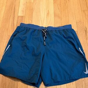 Nike Blue Dri-FIT Stride 7" 2-in-1 Liner Running Shorts Sz L